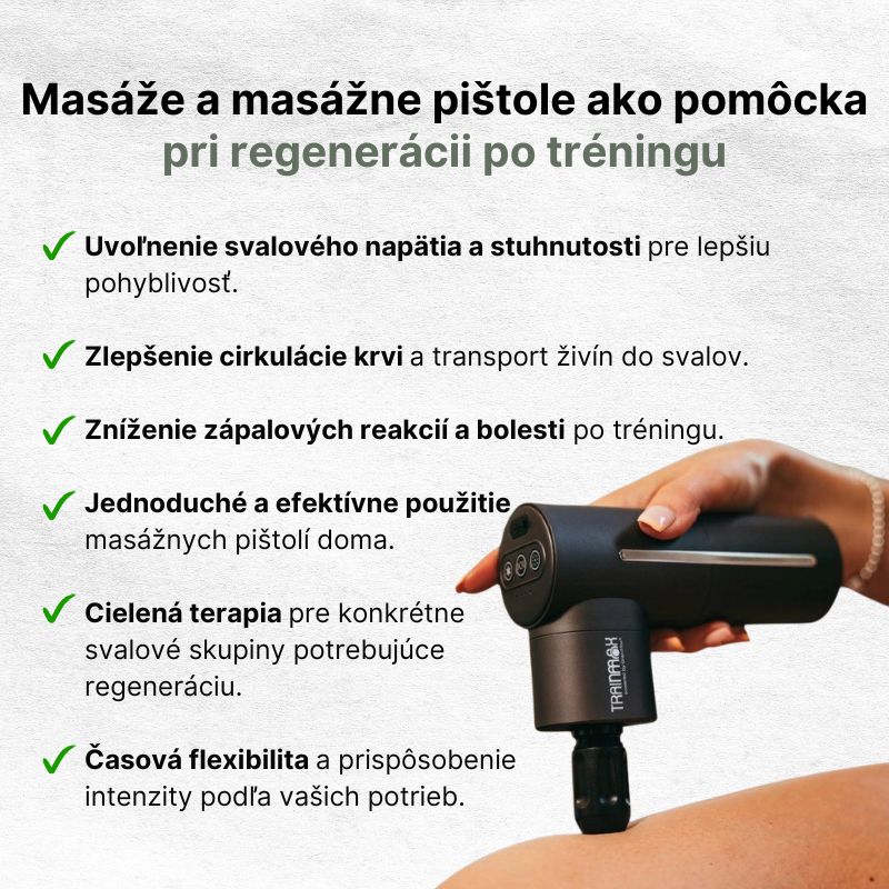 (Slovenčina) Masáže a masážní pistole jako pomůcka při regeneraci po tréninku